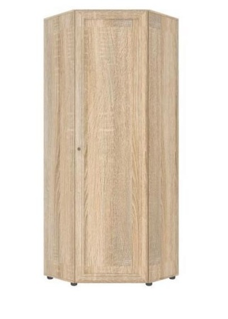 Шкаф Угловой Оскар-7А Дуб Сонома (Ш-769*В-2088*Г-769 мм)