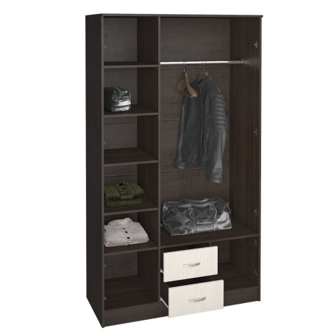 Шкаф Рига 3-х Створчатый с Зеркалом ШК-3/Разные Цвета (Ш-1200 х В-2120 х Г-520 мм)