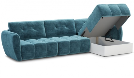 Диван-Кровать ТРЕВИ KENGOO/TEAL (Ш-3500 × В-850 × Г-1690 мм)